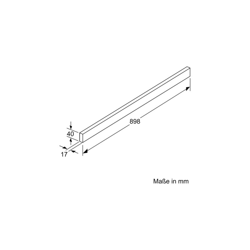 Siemens Griffleiste LZ49551(edelstahl)