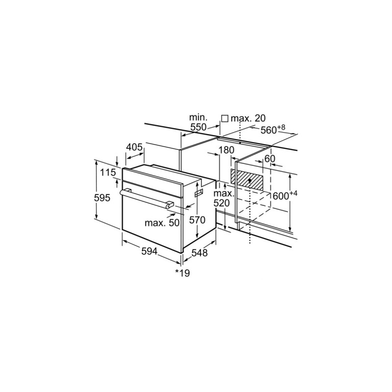 Siemens HB113FBS1 iQ100, Backofen(edelstahl/schwarz)
