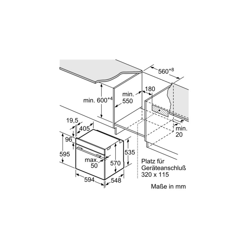 Siemens HB578BBS6, Backofen(schwarz/edelstahl, Home Connect)