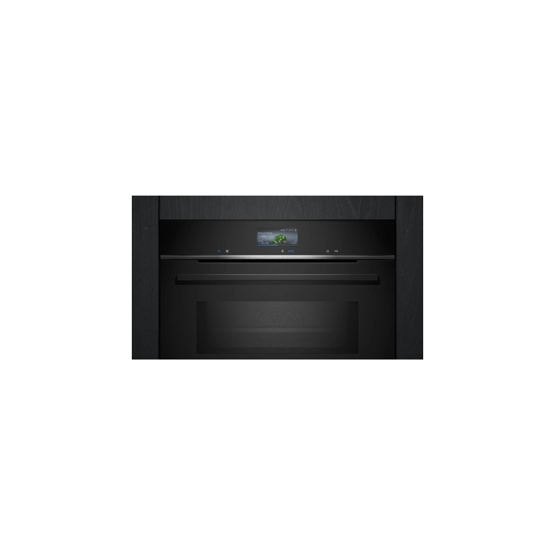Siemens HM776GKB1 IQ700, Backofen(schwarz/edelstahl, mit Mikrowellenfunktion, 60 cm, Home Connect)