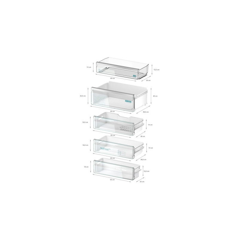 Siemens KB96NVFE0 iQ300, Kühl-/Gefrierkombination