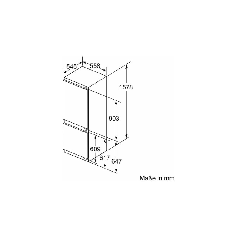 Siemens KI77SXFE0 iQ500, Kühl-/Gefrierkombination