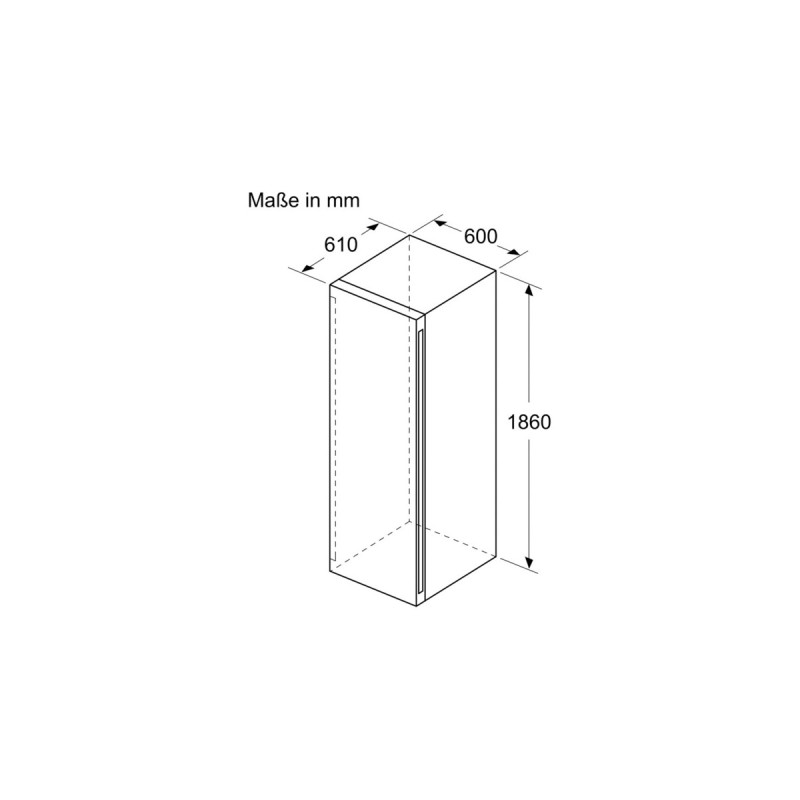 Siemens KW36KATGA iQ500, Weinkühlschrank(schwarz, 2 Temperaturzonen)