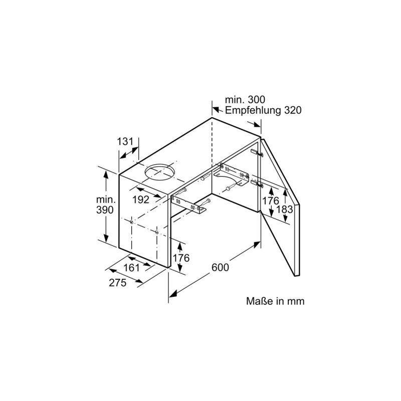 Siemens LI64LA521 iQ100, Dunstabzugshaube(silber)