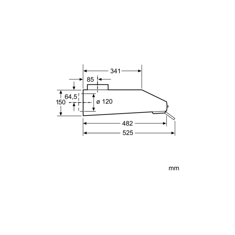 Siemens LU63LCC40 iQ100, Dunstabzugshaube(braun)