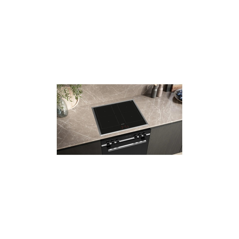 Siemens PQ521DA2ZM, Herdset(schwarz/edelstahl, 60 cm, inkl. Clip-Auszug)