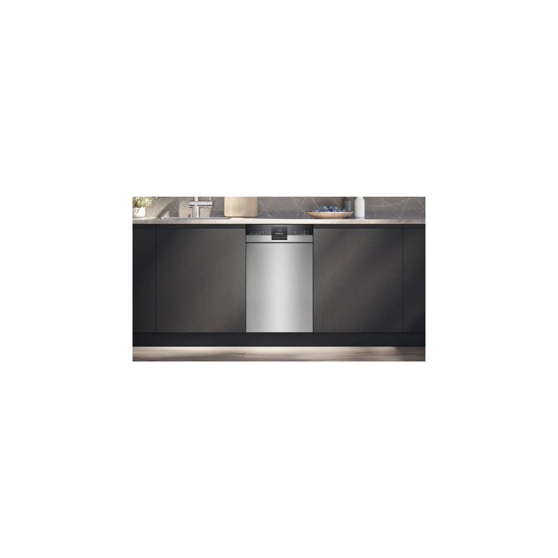 Siemens SR43ES24KE IQ300, Spülmaschine(edelstahl, 45 cm, Home Connect)