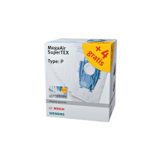 Siemens Staubsaugerbeutel MegaAir SuperTEX VZ123FP (12+3) Typ P(12 Stück +3 Micro-Hygienefilter)