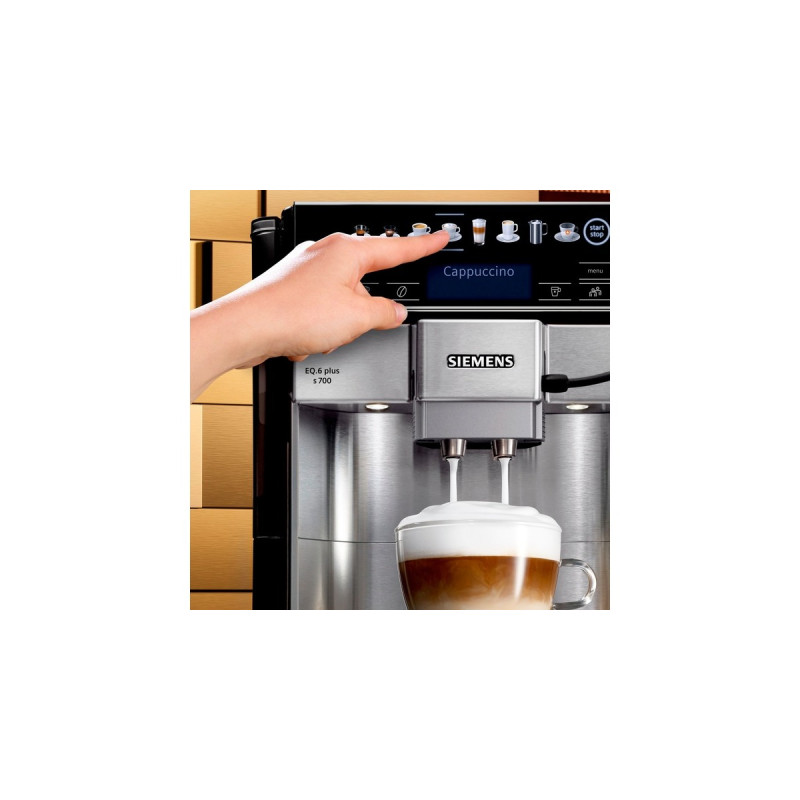 Siemens TE657M03DE EQ.6 plus s700, Vollautomat(edelstahl/schwarz)