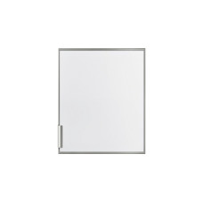 Siemens Türfront mit Alu-Dekorrahm KF10ZAX0, Türverkleidung(weiß/aluminium)