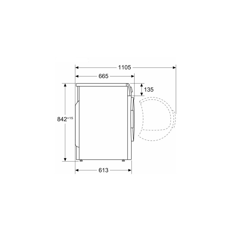 Siemens WQ35B2B30 IQ700, Wärmepumpen-Kondensationstrockner(weiß)