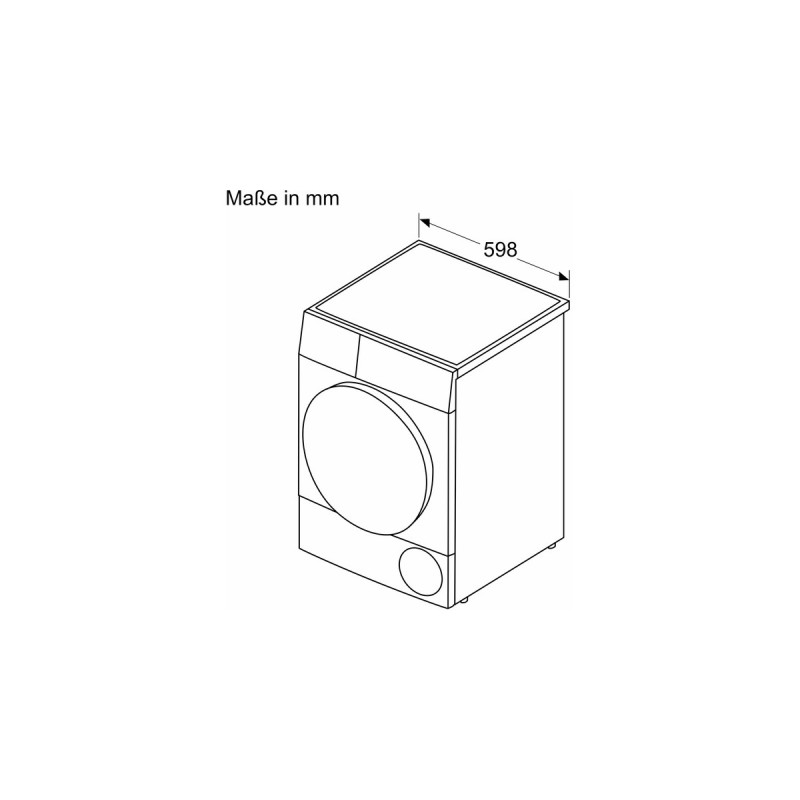 Siemens WQ35G2D00 IQ500, Wärmepumpen-Kondensationstrockner(weiß)
