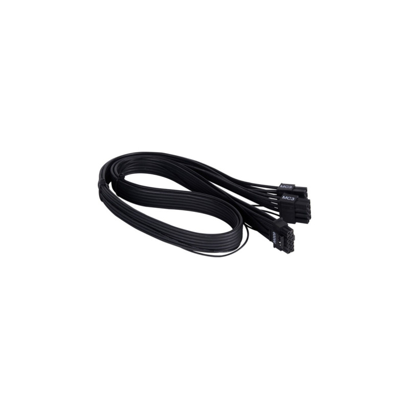 SilverStone 12VHPWR PCIe Adapter Kabel SST-PP14-EPS(schwarz, 0,55 Meter)