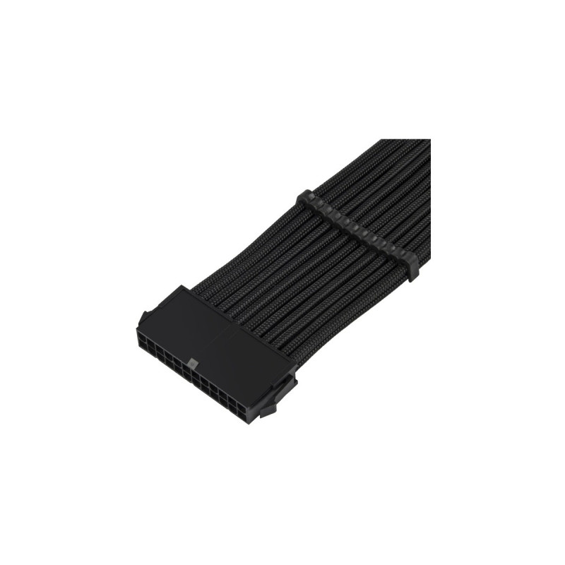 SilverStone ATX-Verlängerungskabel SST-PP07E-MBB(schwarz, 30cm)