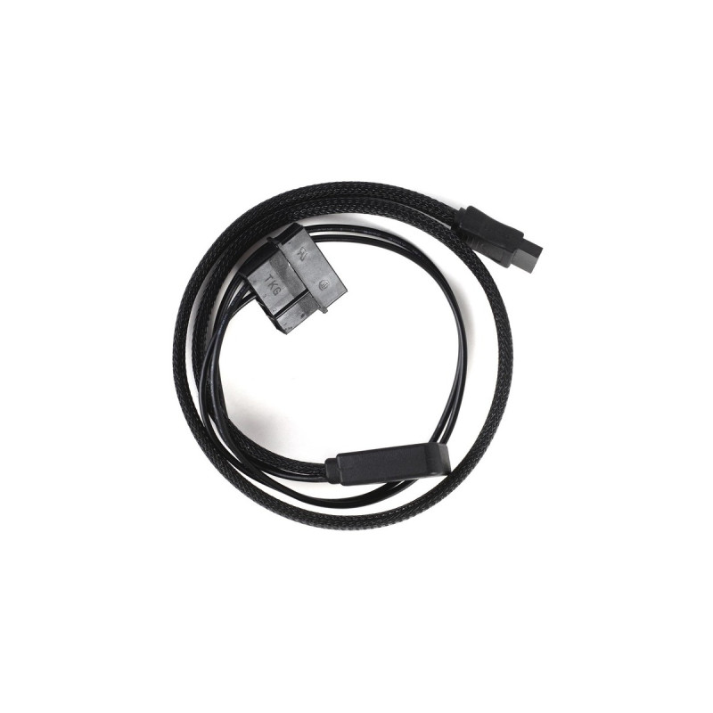1x 7-Pin-SATA(schwarz, 50cm)