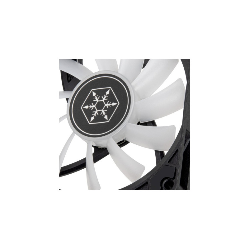 SilverStone Air Slimmer 90 ARGB, Gehäuselüfter(schwarz)