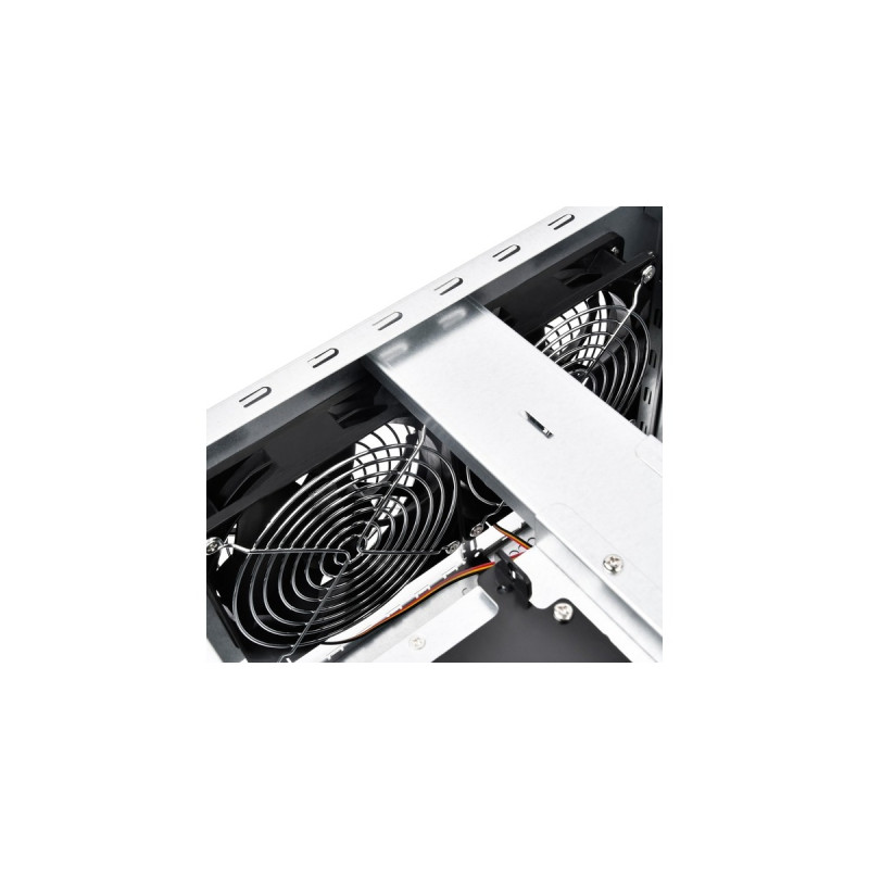 SilverStone CS381 v1.1, Rack-Gehäuse(schwarz)