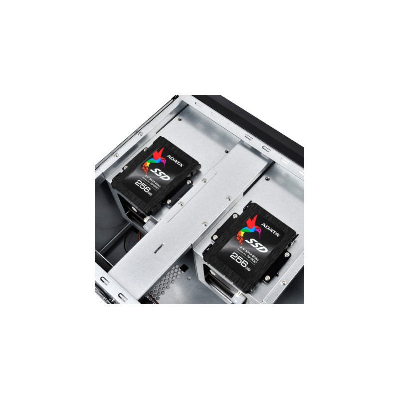 SilverStone CS381 v1.1, Rack-Gehäuse(schwarz)