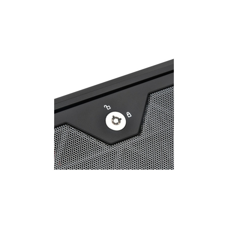 SilverStone CS381 v1.1, Rack-Gehäuse(schwarz)