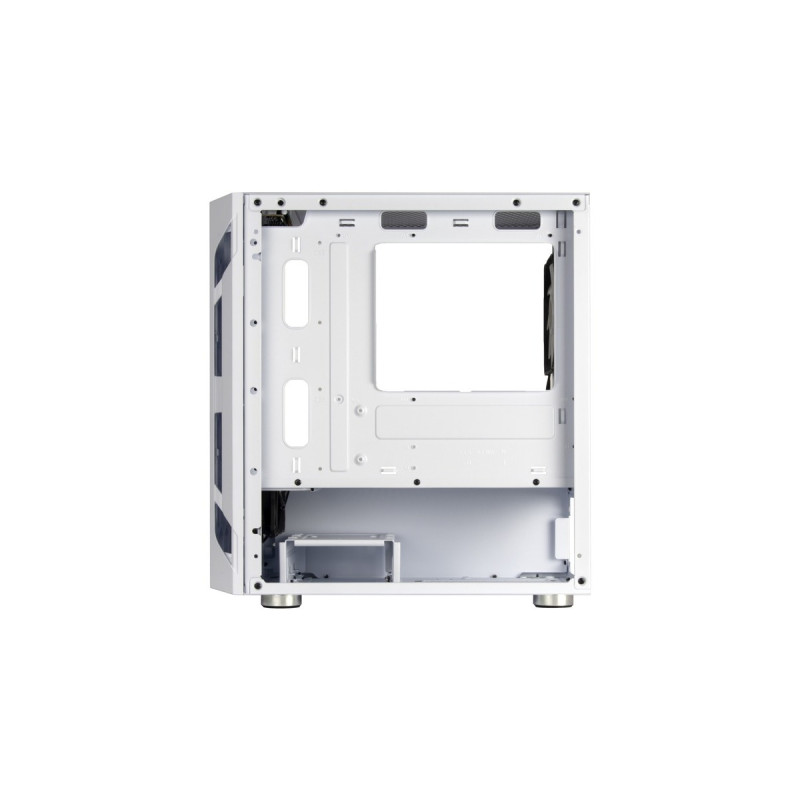 SilverStone FARA H1M PRO, Tower-Gehäuse(weiß, Tempered Glass)