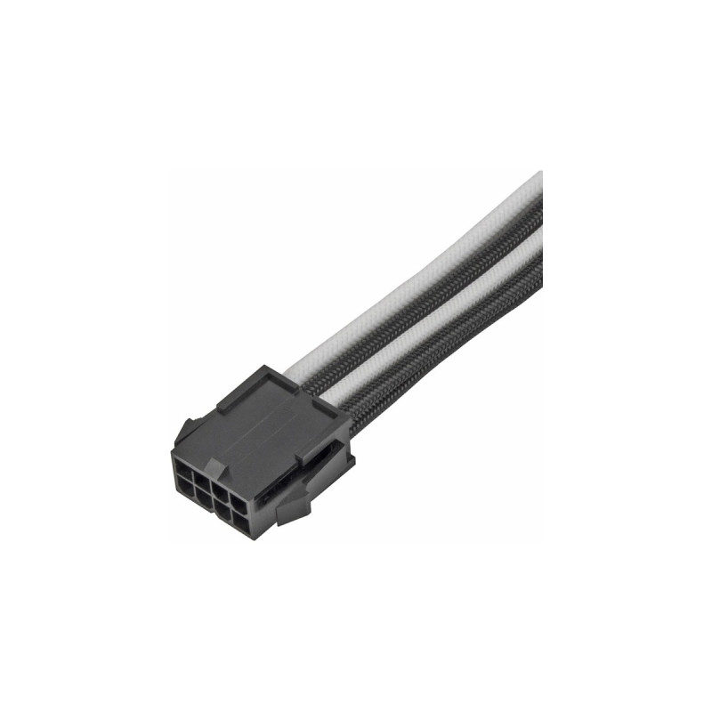 SilverStone PCIe Verlängerungskabel SST-PP07E-PCIBW(schwarz/weiß, 30cm)
