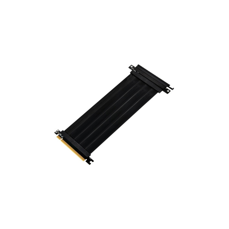 SilverStone PCIe-x16-Riser-Flachbandkabel RC03(schwarz, für das Gehäuse PIO)