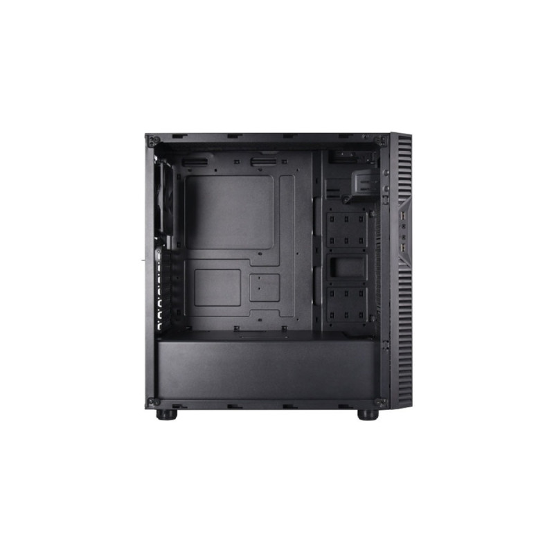 SilverStone PS14-E, Tower-Gehäuse(schwarz, Seitenteil aus gehärtetem Glas)