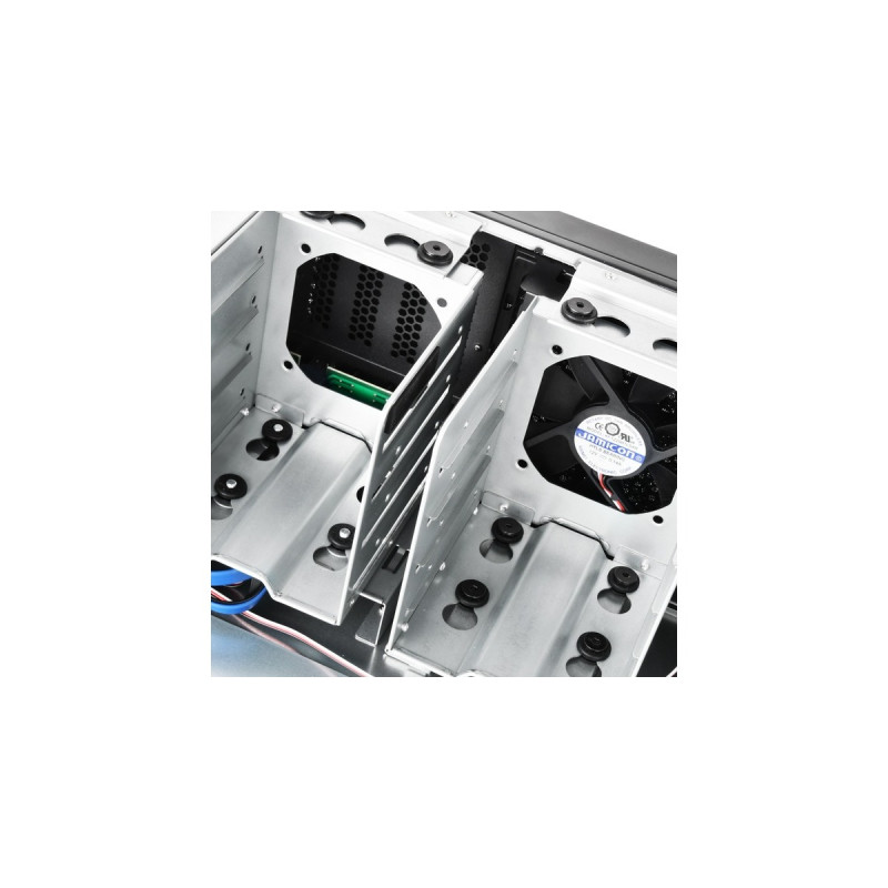 SilverStone RM400, Rack-Gehäuse(schwarz, 4 Höheneinheiten)