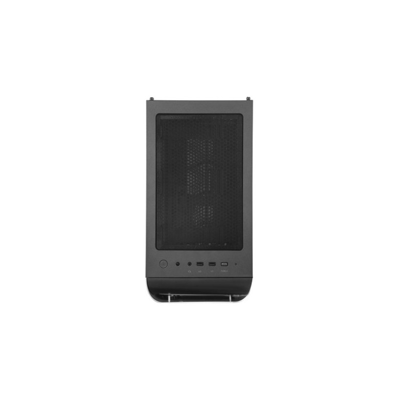 SilverStone SETA A1, Tower-Gehäuse(schwarz/silber, Seitenblende aus Hartglas)