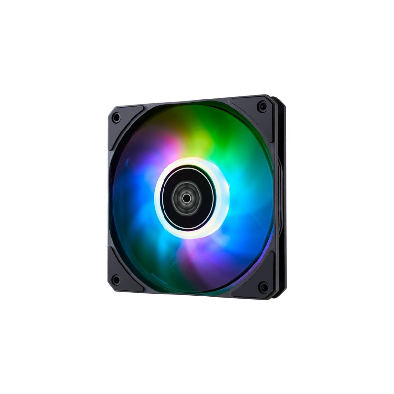 SilverStone SST-AS120B-ARGB 120x120 15, Gehäuselüfter(schwarz/transparent)