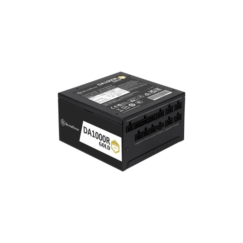 SilverStone SST-DA1000R-GM 1000W, PC-Netzteil(schwarz, 7x PCIe, Kabel-Management, 1000 Watt)
