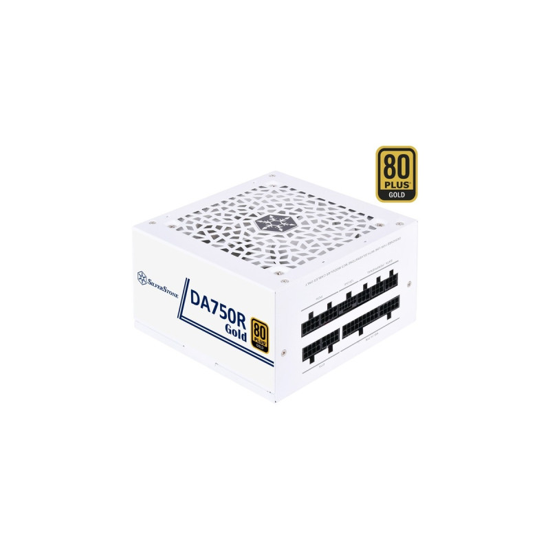 SilverStone SST-DA750R-GMA-WWW, PC-Netzteil(weiß, 1x 12-Pin ATX3.0, 4x PCIe, Kabel-Management, 750 Watt)