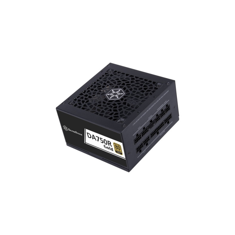 SilverStone SST-DA750R-GMA, PC-Netzteil(schwarz, 1x 12-Pin ATX3.0, 4x PCIe, Kabel-Management, 750 Watt)