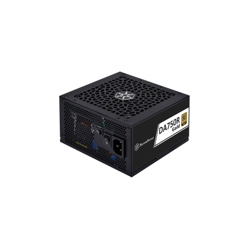SilverStone SST-DA750R-GMA, PC-Netzteil(schwarz, 1x 12-Pin ATX3.0, 4x PCIe, Kabel-Management, 750 Watt)