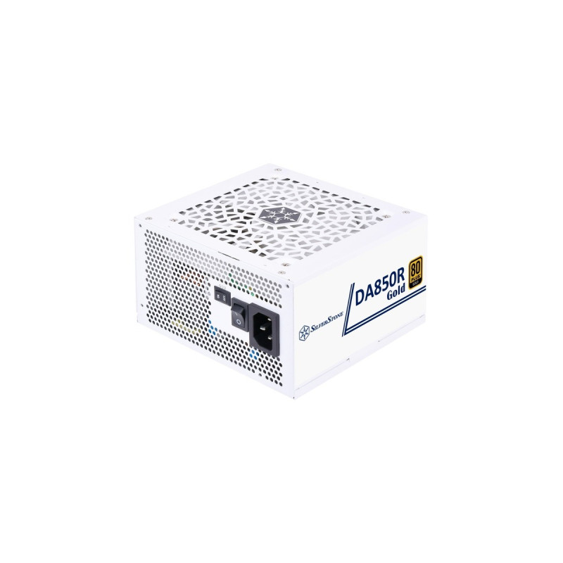 SilverStone SST-DA850R-GMA-WWW, PC-Netzteil(weiß, 1x 12-Pin ATX3.0, 4x PCIe, Kabel-Management, 850 Watt)