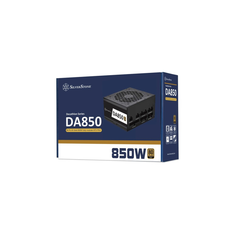 SilverStone SST-DA850-G 850W, PC-Netzteil(schwarz, 6x PCIe, 850 Watt)