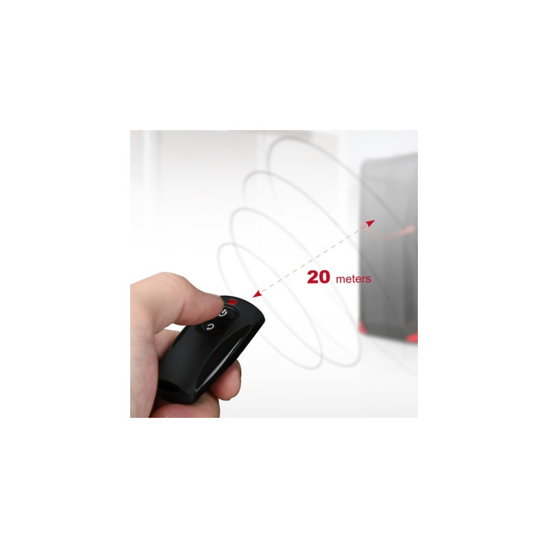 SilverStone SST-ES02-PCIe, Fernbedienung(schwarz)