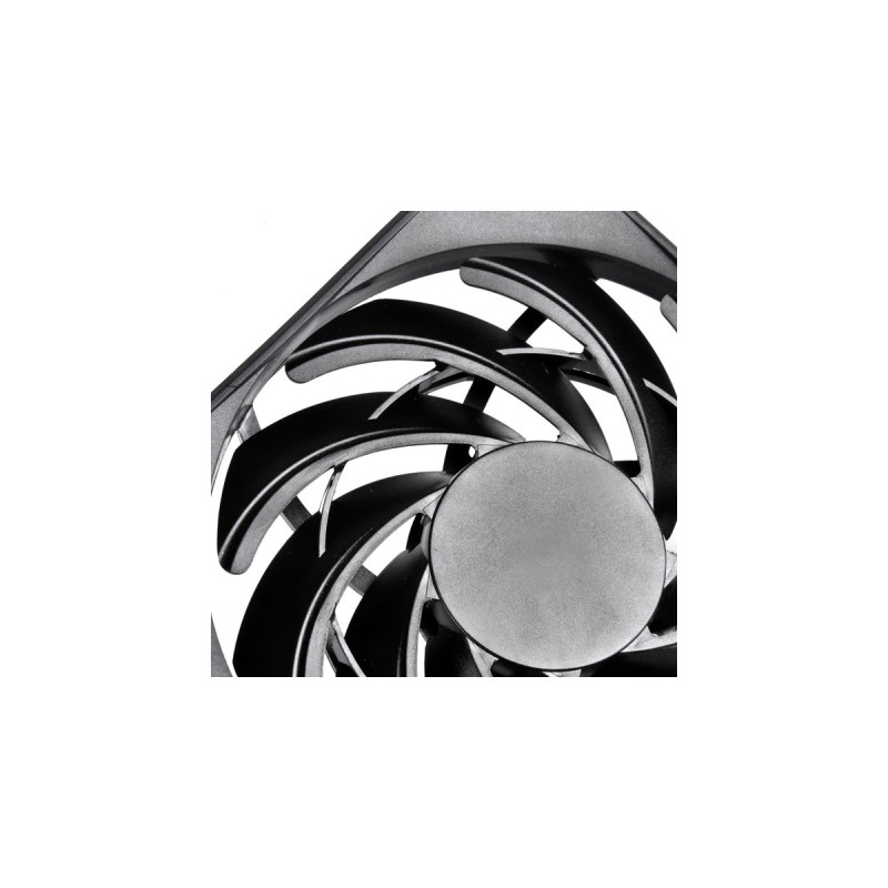SilverStone SST-FN124B 120x120x15mm, Gehäuselüfter(schwarz/schwarz)