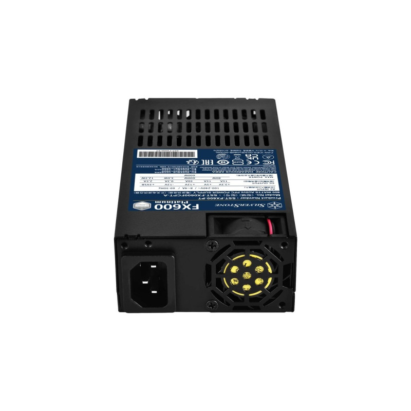 SilverStone SST-FX600-PT, PC-Netzteil(schwarz, 2x PCIe, 600 Watt)