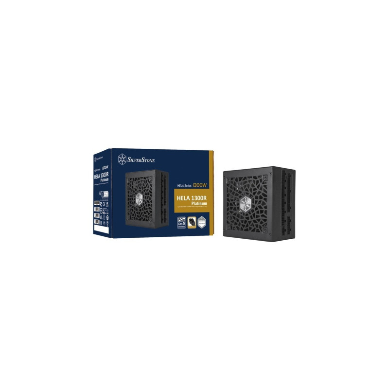 SilverStone SST-HA1300R-PM 1300W, PC-Netzteil(schwarz, 9x PCIe, Kabel-Management, 1300 Watt)