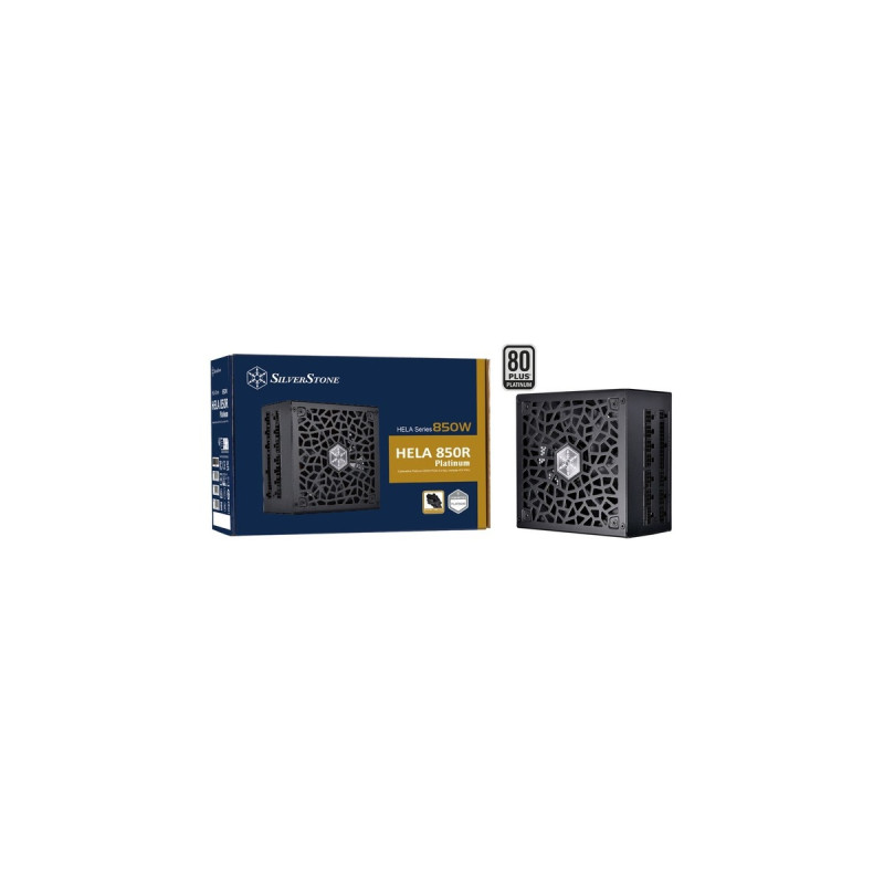 SilverStone SST-HA850R-PM 850W, PC-Netzteil(schwarz, 4x PCIe, Kabel-Management, 850 Watt)