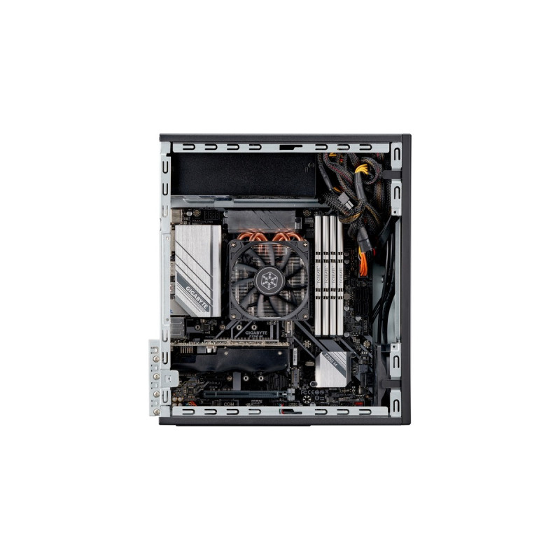 SilverStone SST-ML11B, HTPC-Gehäuse(schwarz)