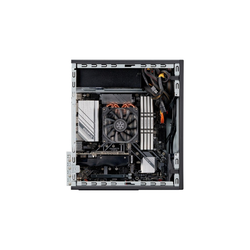 SilverStone SST-ML11B, HTPC-Gehäuse(schwarz, Outlet)