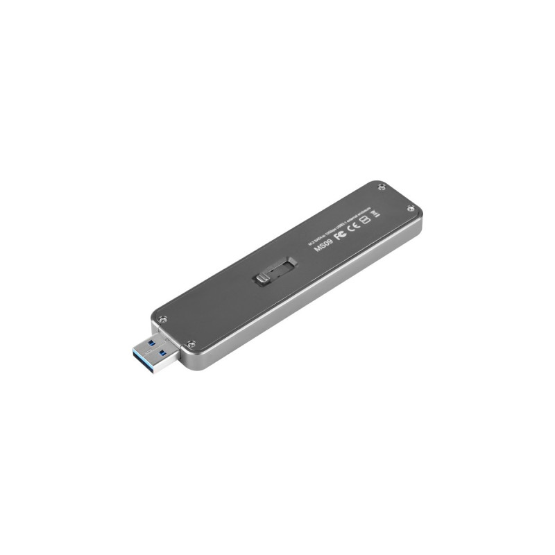 SilverStone SST-MS09C USB 3.1, Laufwerksgehäuse(dunkelgrau)