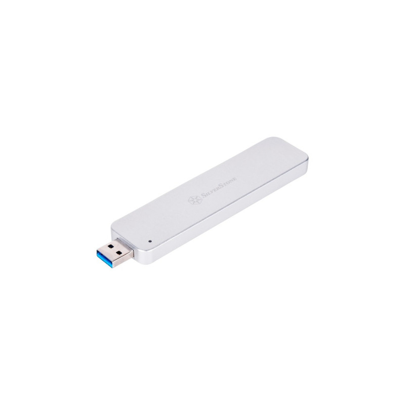 SilverStone SST-MS09S USB 3.1, Laufwerksgehäuse(silber)