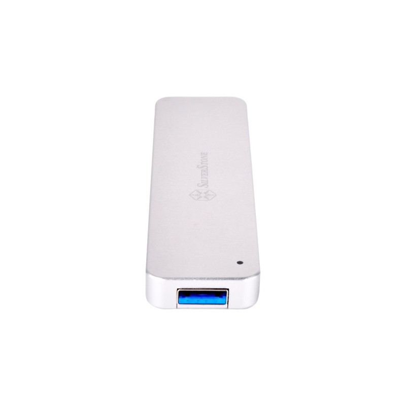 SilverStone SST-MS09S USB 3.1, Laufwerksgehäuse(silber)