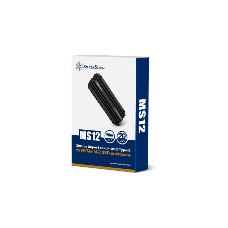 SilverStone SST-MS12, Laufwerksgehäuse(schwarz)