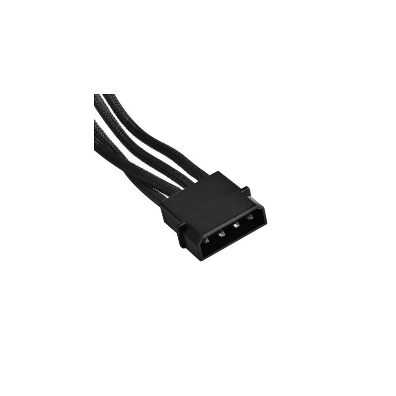 4x 15-Pin-SATA, Adapter(schwarz, 30cm)
