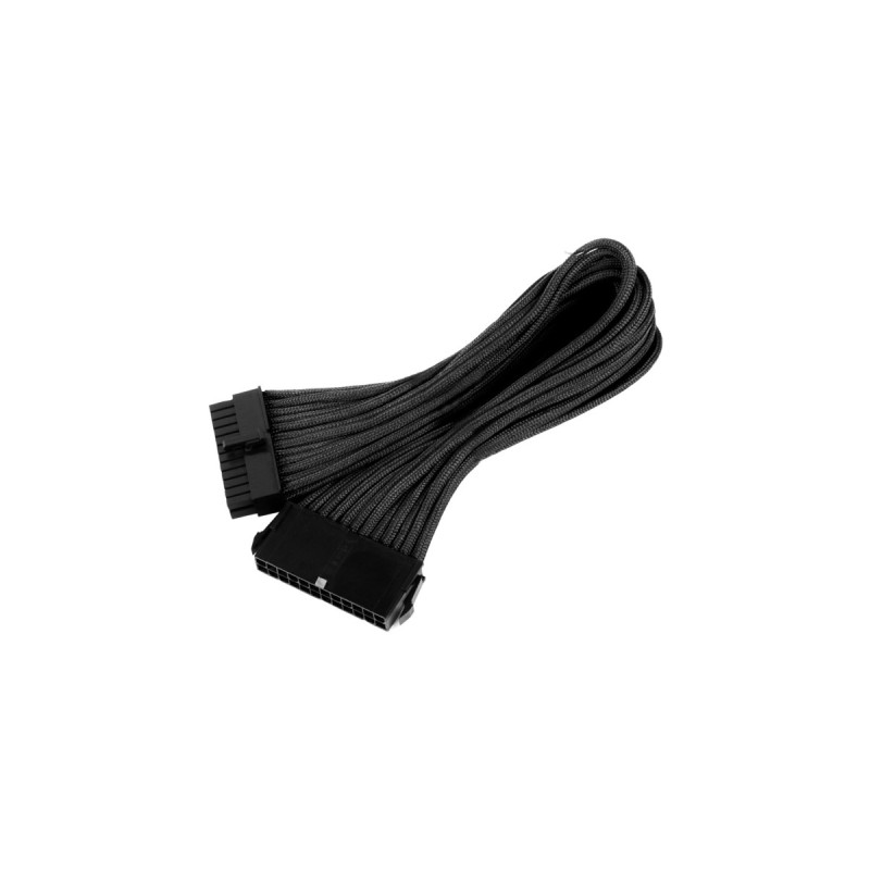 SilverStone SST-PP07-MBB, Verlängerungskabel(schwarz, 30 cm, Lite Retail)
