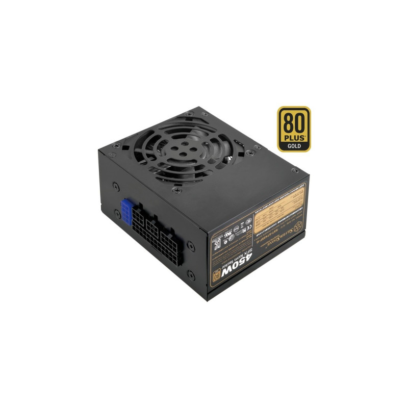 SilverStone SST-ST45SF-G v2 450W, PC-Netzteil(schwarz, 2x PCIe, Kabel-Management, 450 Watt, Retail)